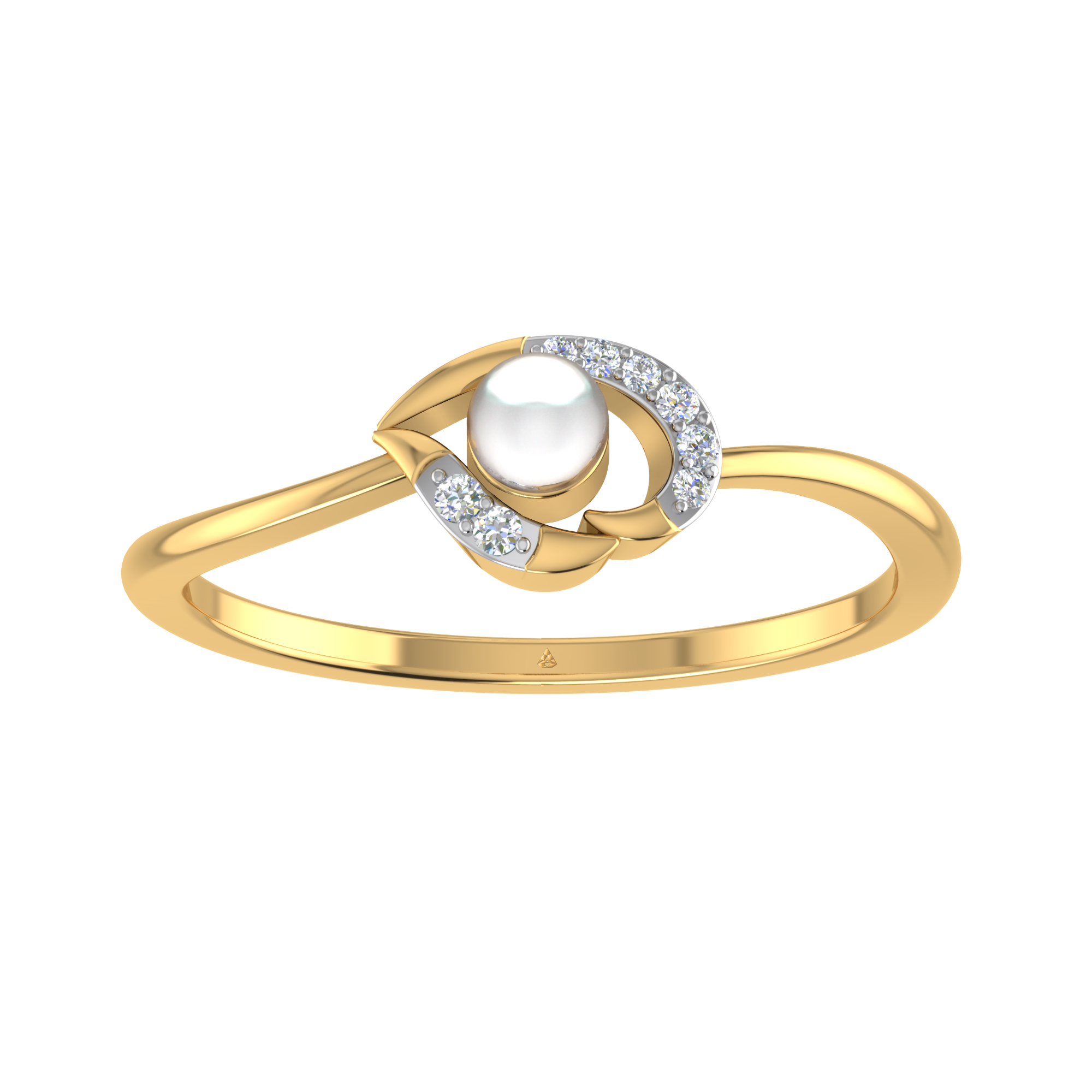 Audrey Gold and Pearl Cluster Ring – MOI - Boutique Everyday Luxury